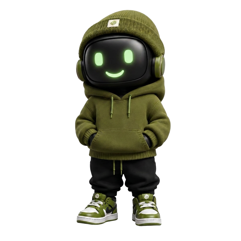 Saba robot mascot